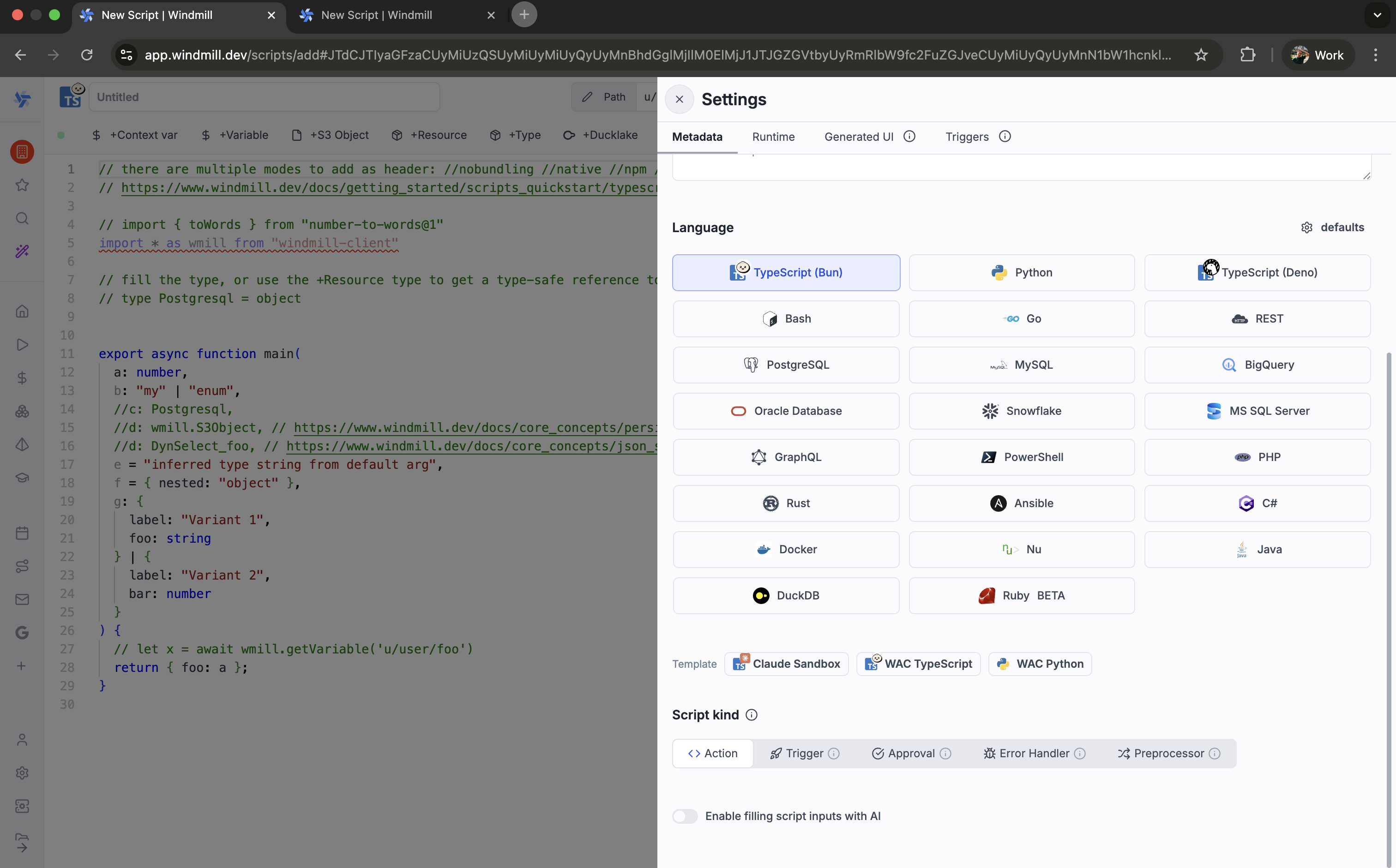 Pick sandbox